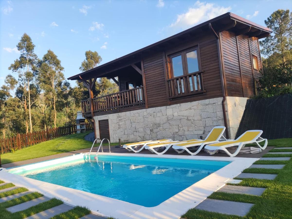 Quinta Da Resteva-Chale Do Rio Vieira do Minho Kültér fotó
